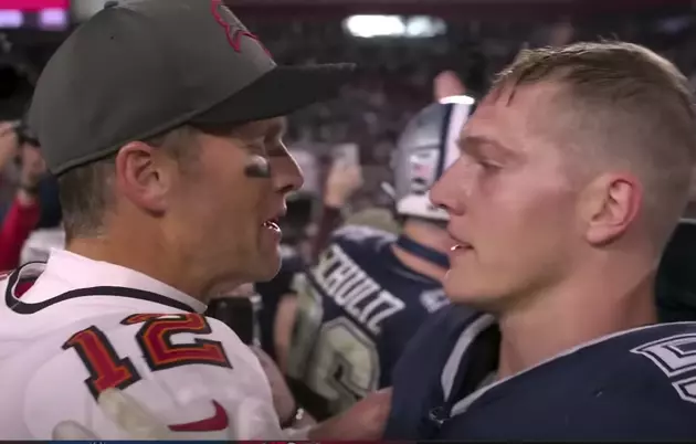 Tom Brady, Boise State&#8217;s Vander Esch Have Viral TV Moment [Video]