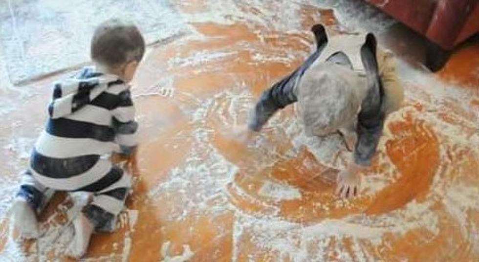 Kids Destroy House With Flour