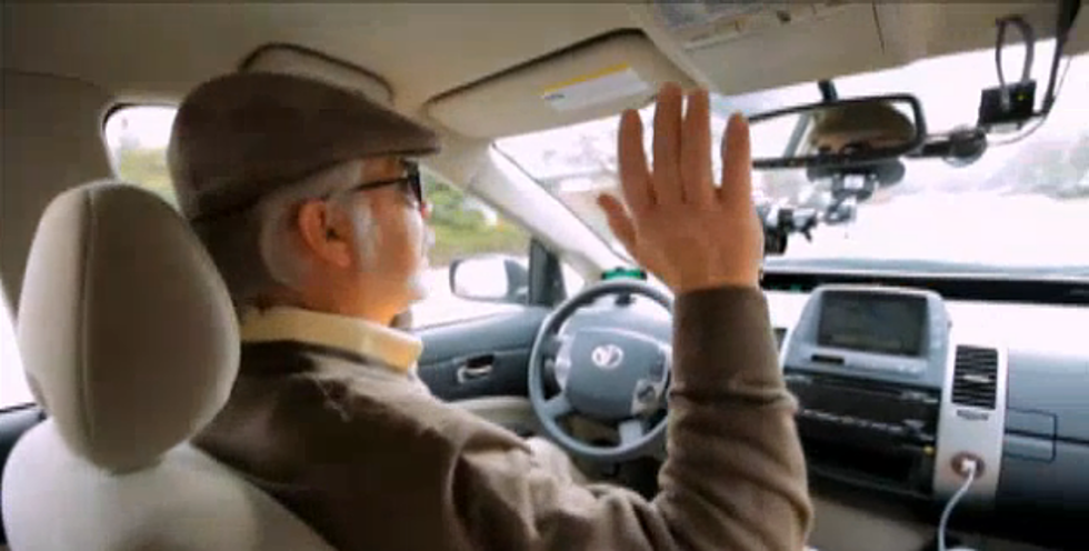 Self-Driving Car Allows Legally Blind Man to ‘Drive’ – [VIDEO]