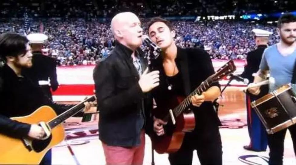 The Fray NCAA National Anthem [VIDEO]