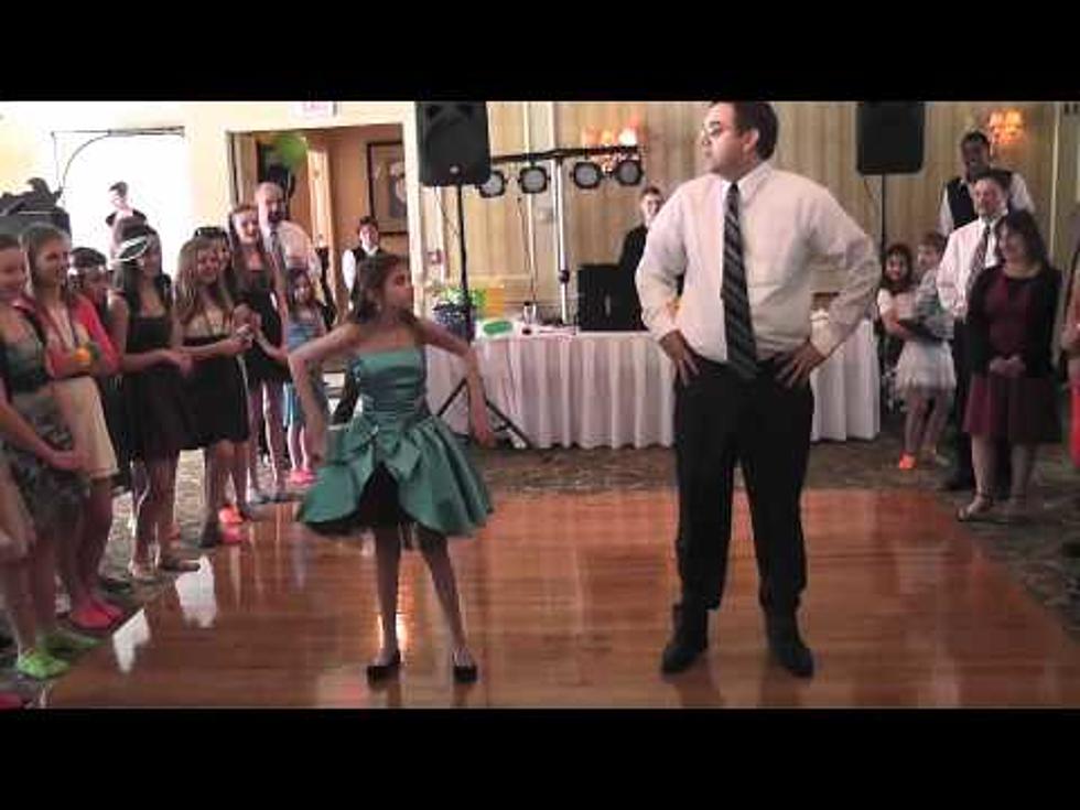 Father and Daughter Perform Dance Routine at Bat Mitzvah [VIDEO]