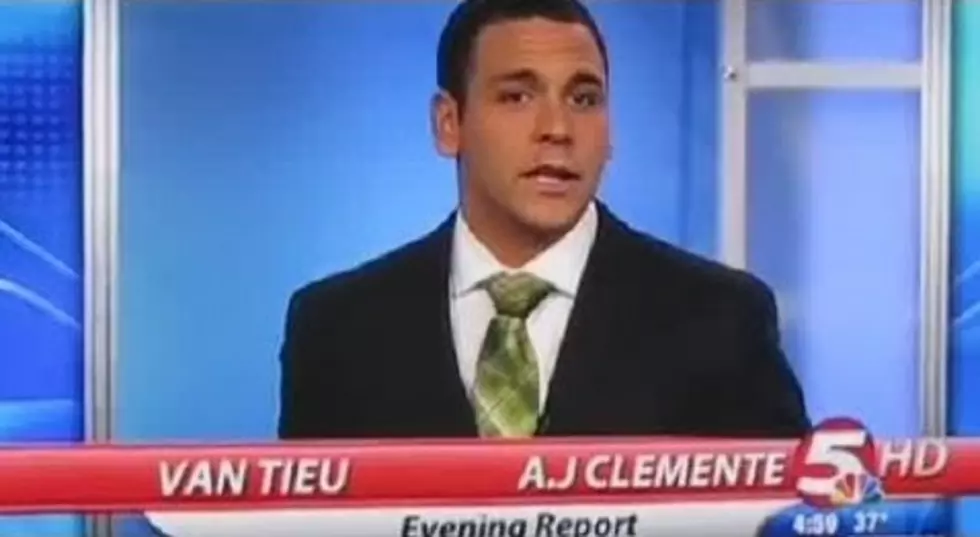News Anchor A.J. Clemente Has a Rough First Day [VIDEO]