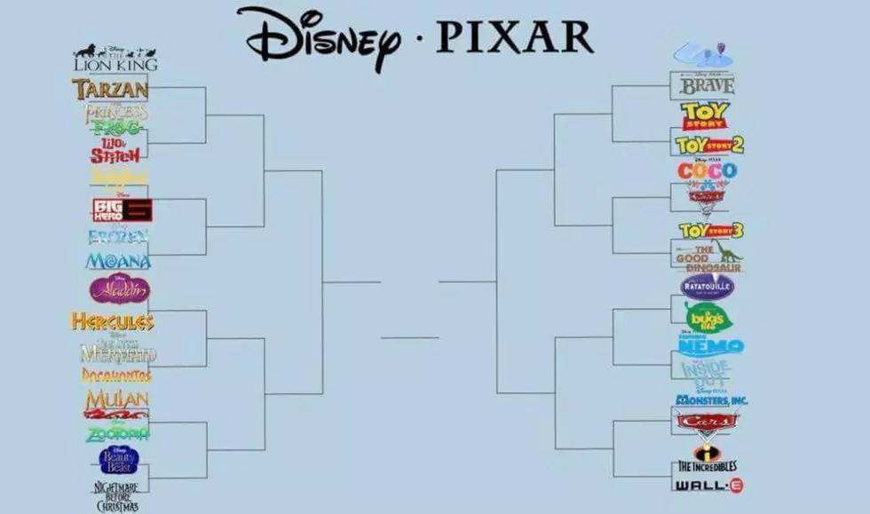 Gavin Had a Tough Time Filling Out the Disney vs Pixar Bracket