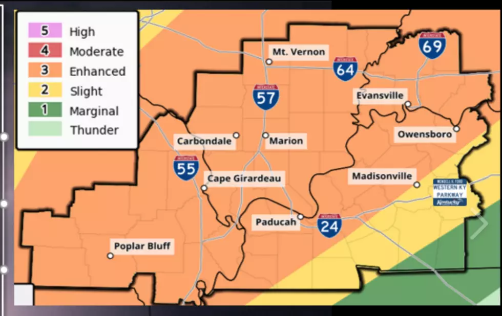 NWS Issues Enhanced Threat of Severe Weather: Possible Tornadoes on 3/19