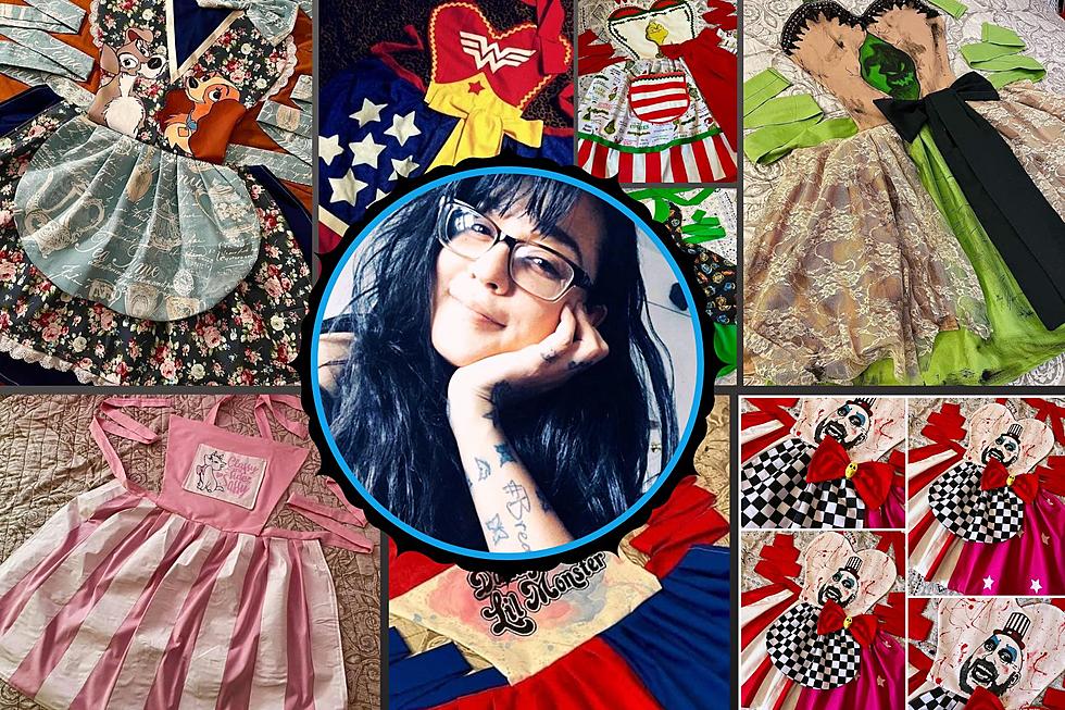 Unleashing Creativity: How Krystal Hernandez Creates Stunning One-of-a-Kind Aprons from Second-Hand Fabrics