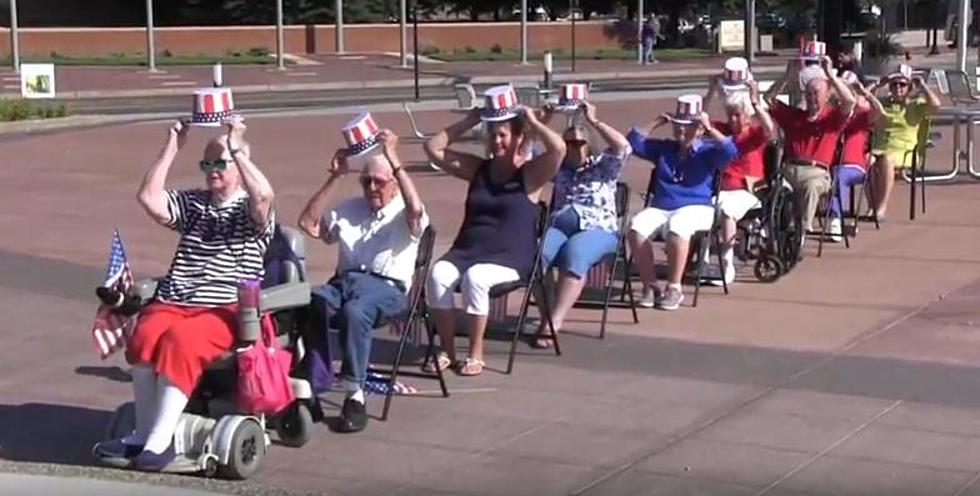 Delightful Seniors Form Patriotic Flash Mob at Battle Creek Farmer’s Market