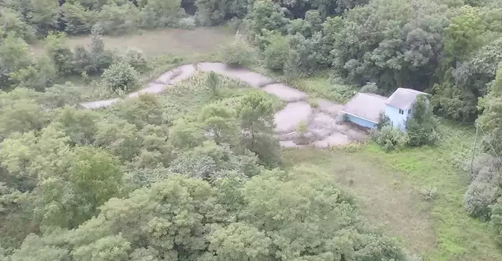 Fly Over The Abandoned Slide-Away On D Ave – Drones Over Southwest Michigan