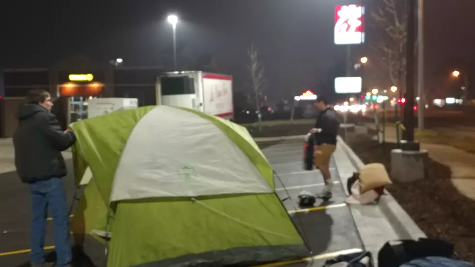 Kalamazoo Camps Out Awaiting the Opening of Chick-fil-A in Portage