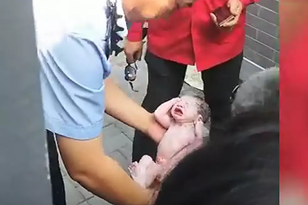 Horrifying Video of Abandoned Newborn Baby