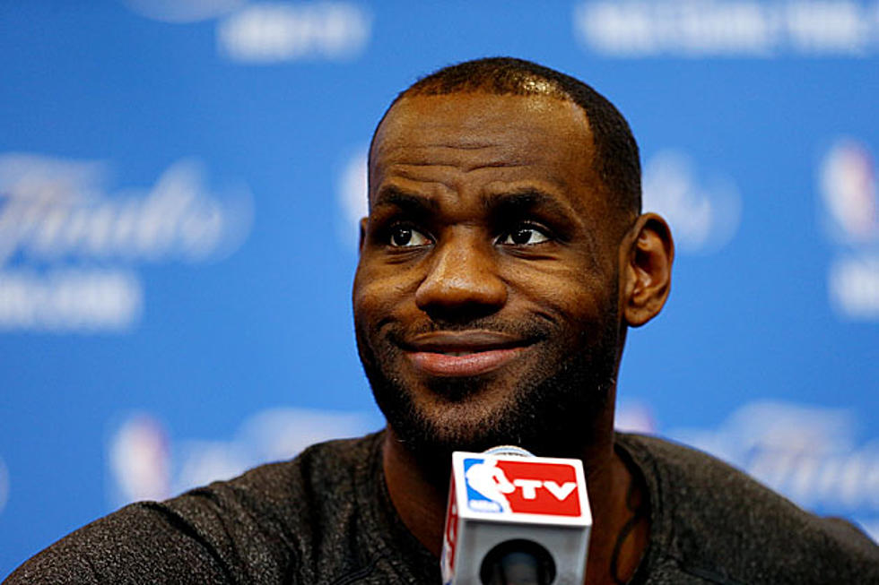LeBron James Is a Proud Dad Cheering on His Son During Basketball Game [VIDEO]