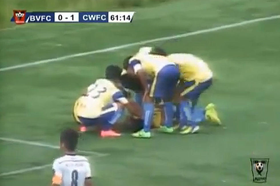 Soccer Player Tragically Dies After Freak Accident While Celebrating Goal [VIDEO]