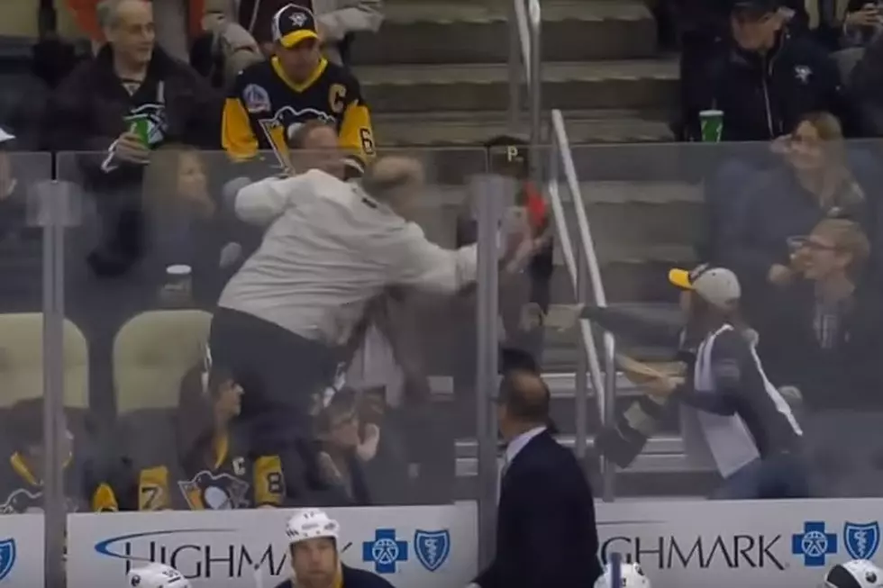 Jerk Steals Puck From Kid at Buffalo Sabres Game for All to See