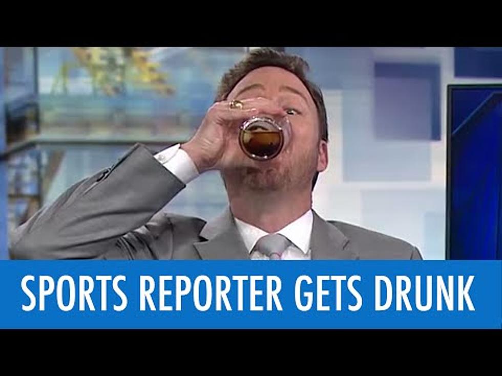Devastated Anchor Drinks On-Air After Capitals Bow Out of Playoffs