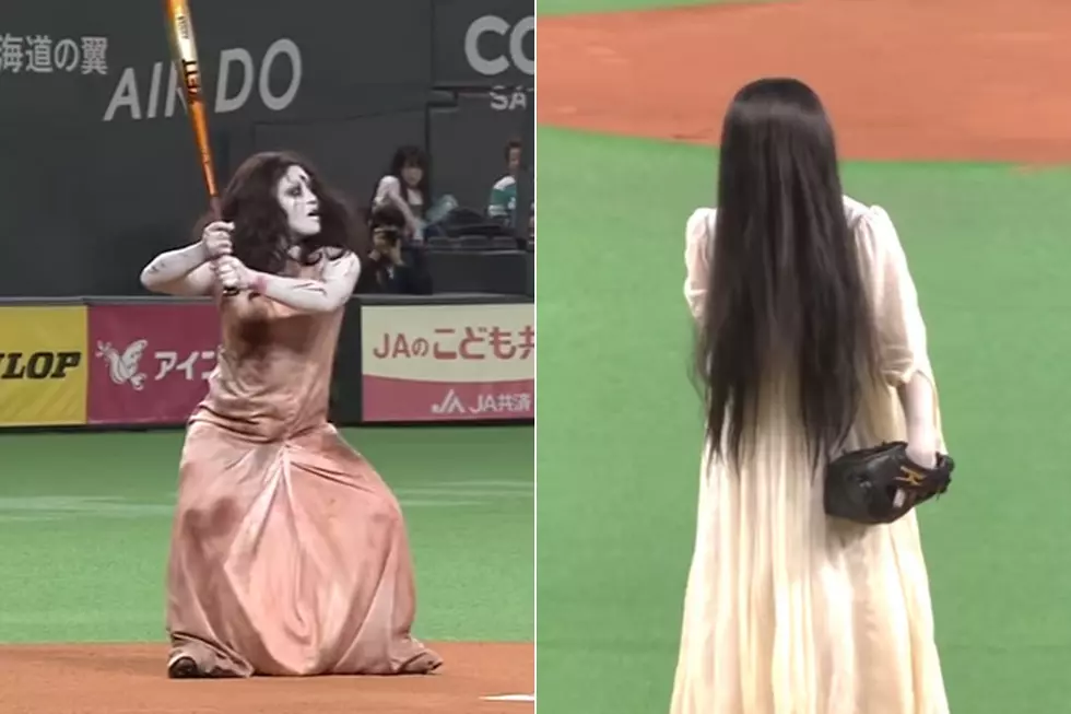 Ghouls From &#8216;The Ring,&#8217; &#8216;The Grudge&#8217; Play Terrifying Game of Baseball
