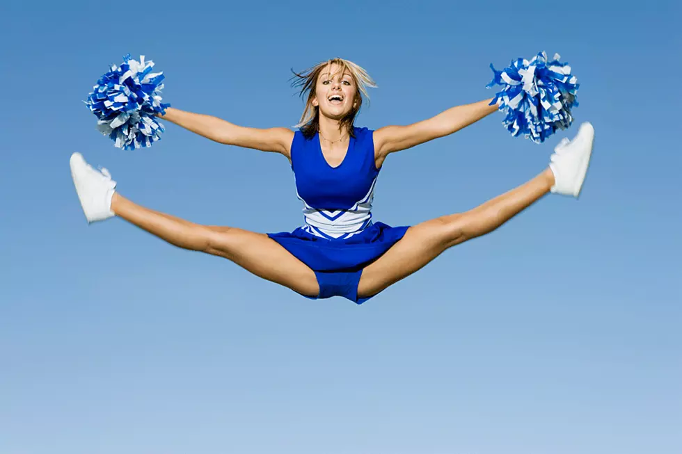 Cheerleader Steps On Invisible Box In A Form Of Witchcraft We All Wish We Could Do