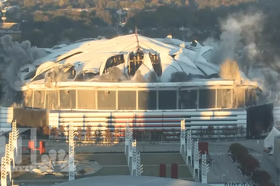 Watch the Georgia Dome Magnificently Implode