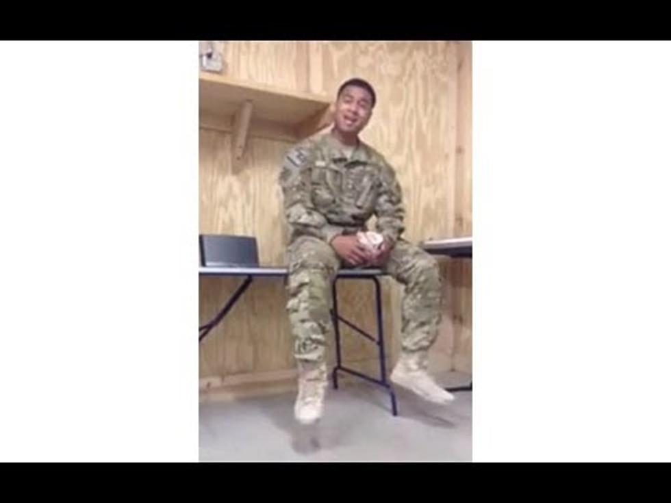 U.S. Soldier Sings Stay