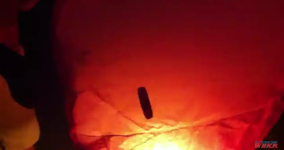 How To Repair A Chinese Sky Lantern With A Band-Aid [VIDEO]