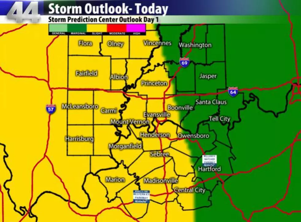 Slight Risk for Severe Weather in Tristate Today [Forecast]