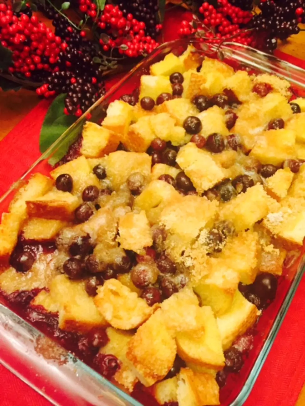 What’s Cookin’? Blueberry French Toast Casserole  [RECIPE]