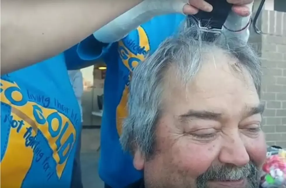 Whitesville&#8217;s Jerry Morris of the Angels for Ashley Cooking Team Gets His Head Shaved for St. Jude [VIDEO]