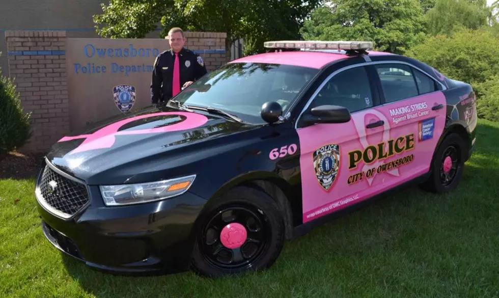 Owensboro Police Department Unveils Breast Cancer Awareness Cruiser [Photo]