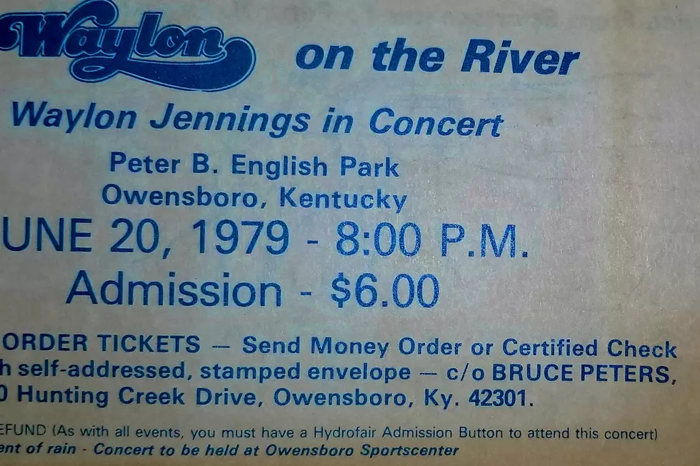 Waylon Jennings Once Played Owensboro&#8217;s English Park for $6 Tickets