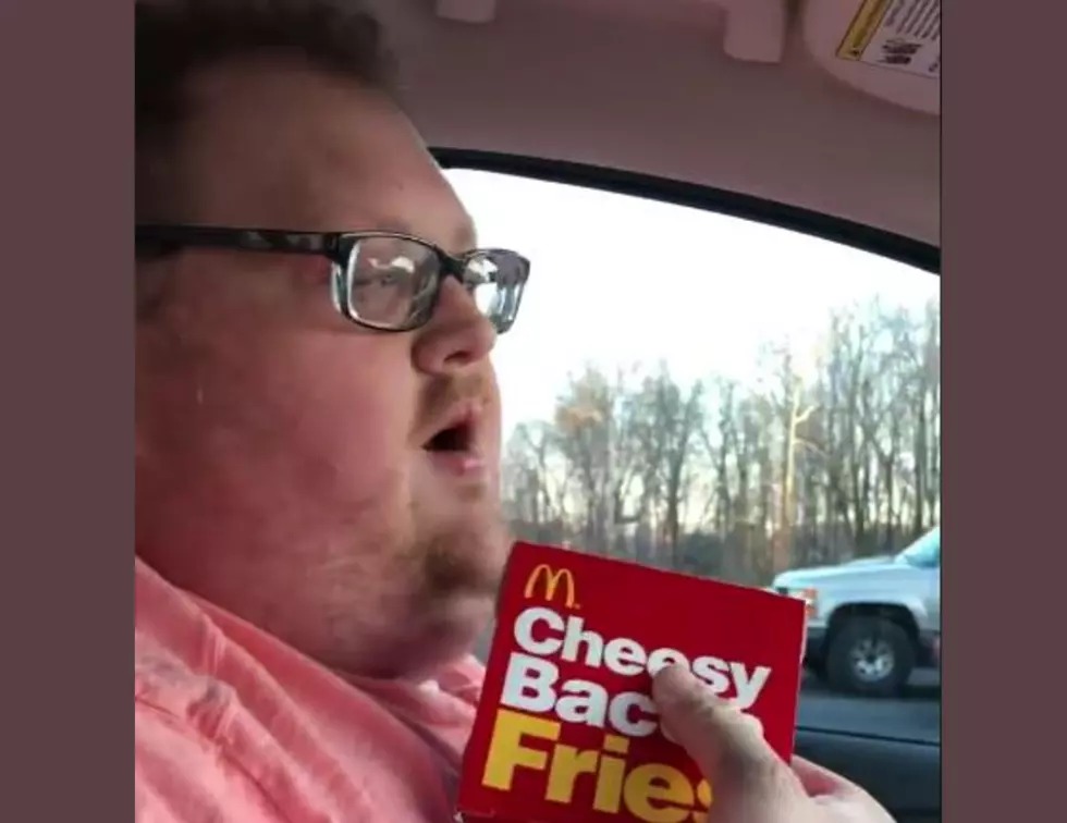 Beaver Dam Man's Reaction to McDonald's Cheesy Bacon Fries
