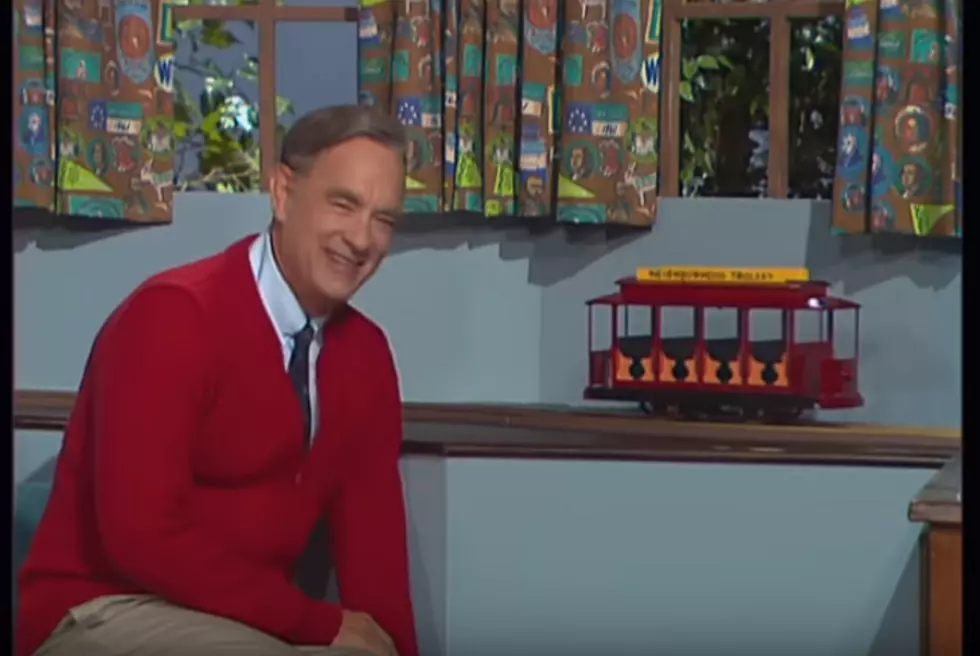 SEE TOM HANKS AS MISTER ROGERS