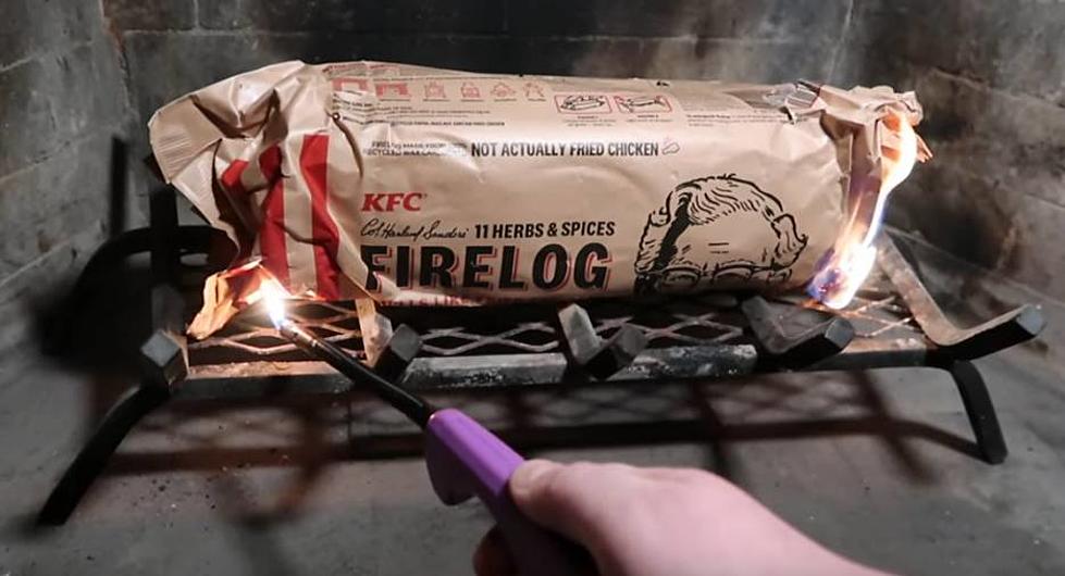 Did You Know There Are Kentucky Fried Chicken Fireplace Logs? [Video]