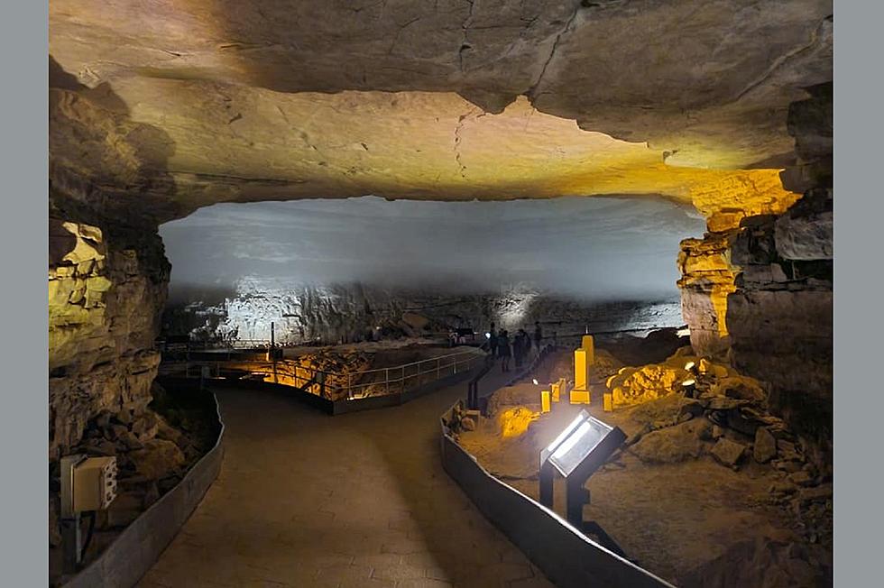 Mammoth Cave Rotunda Room Fills Up with Fog [PHOTOS]