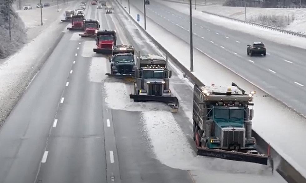 KY Snow Plow Drivers Put on Quite a Show