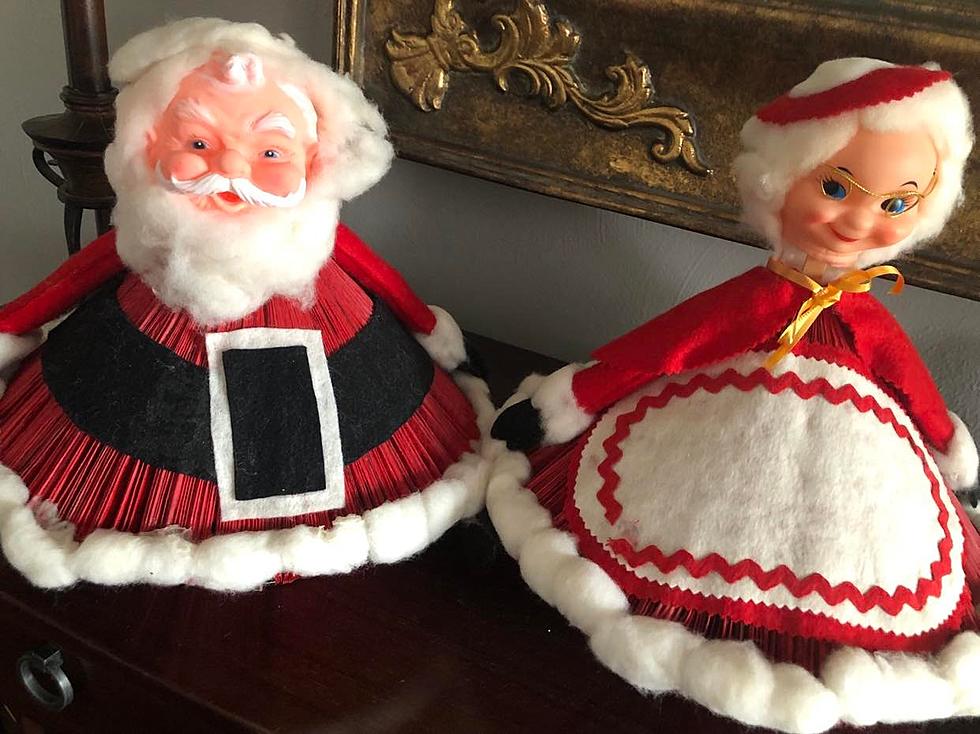 A Crafty Kentucky Grandma Made a Jolly Santa and Mrs. Claus Out of Magazines