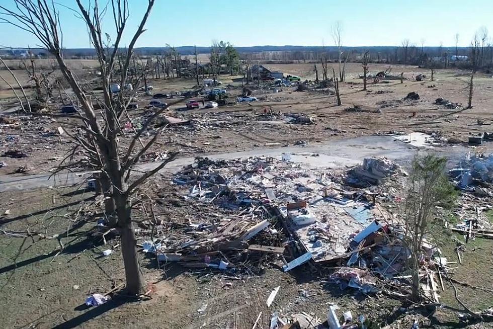Birds-Eye View of Bremen and Dawson Springs, Kentucky 30 Days After Tornado
