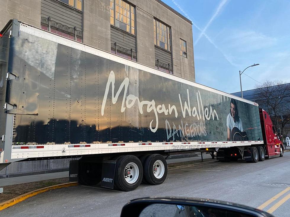 The Morgan Wallen Tour Trucks Are in Evansville [Photos]