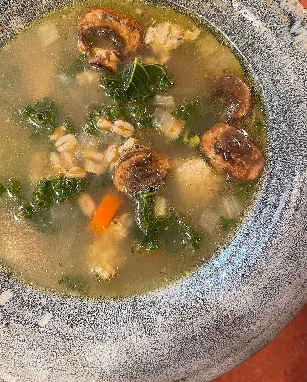 You've Got To Try Tuscan Chicken, Mushroom & Kale Soup-RECIPE