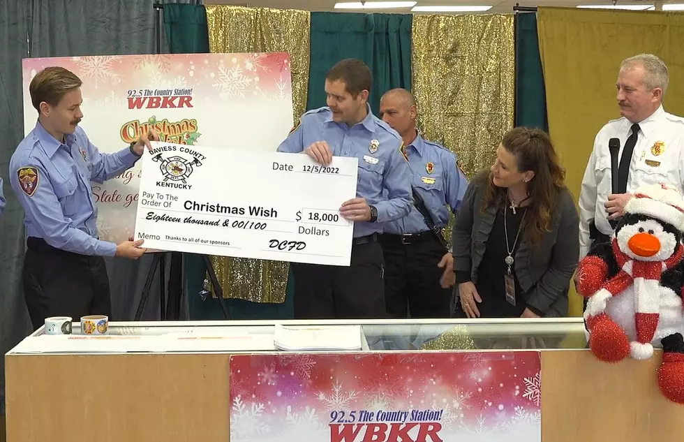 Incredible Day of Giving! Daviess County Fire Department Donates $18,000 to Christmas Wish