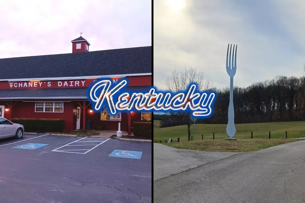 Awesome KY Dairy Barn and Nearby Giant Fork
