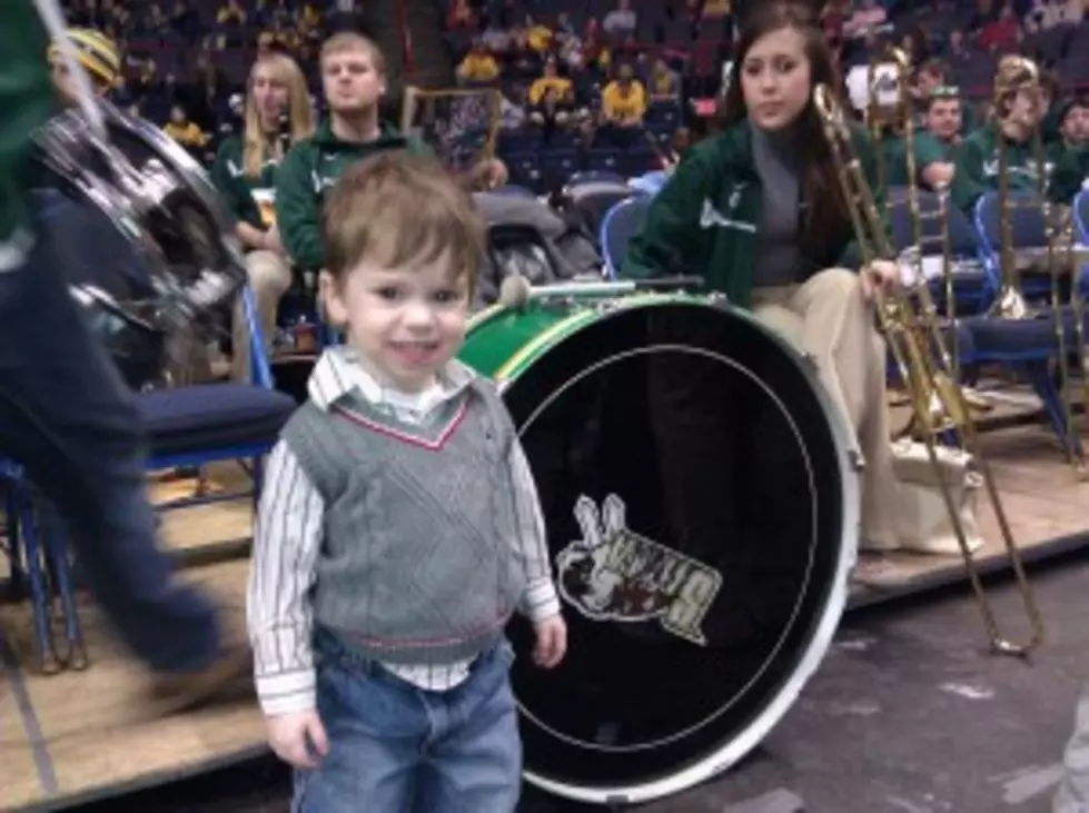 Zach Plays Drums With Siena Band