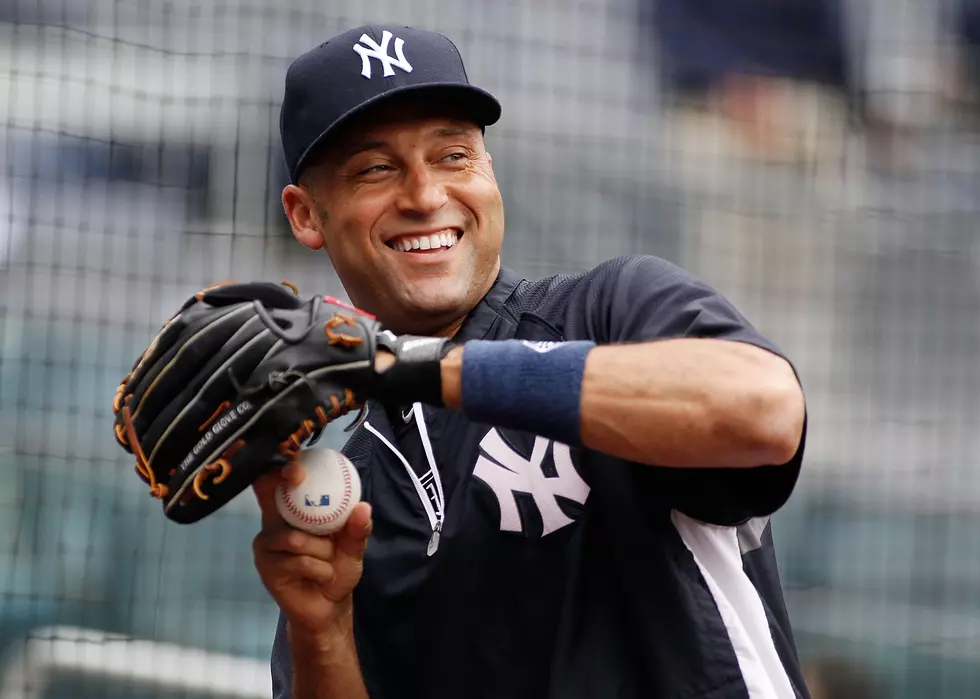 Derek Jeter Goes On Late Night With Jimmy Fallon