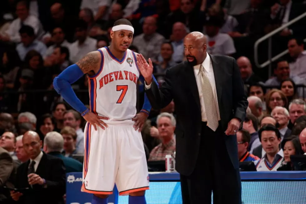 Knicks Coach Mike Woodson Will Rely On Carmelo Anthony