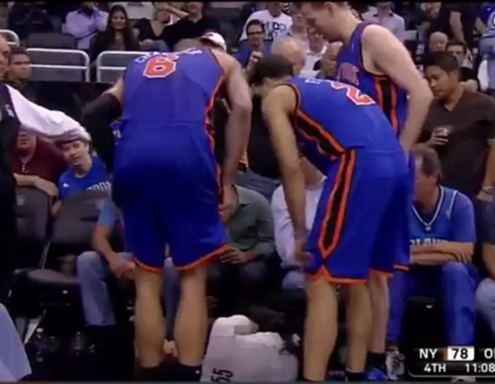 Landry Fields Wipes Out Referee [VIDEO]
