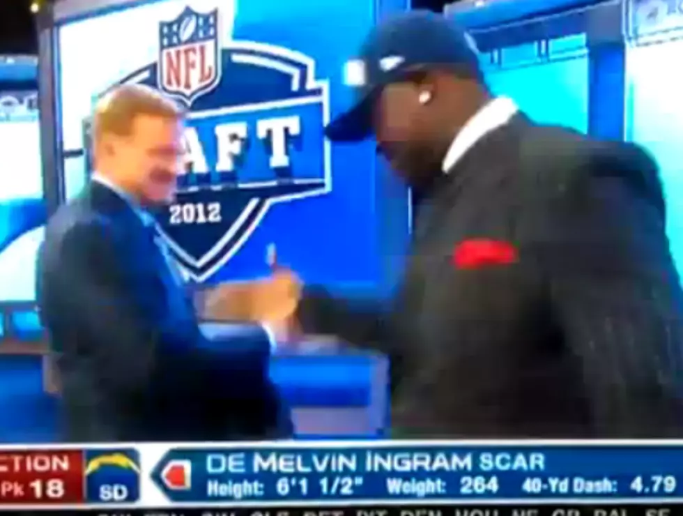 Roger Goodell &#038; Melvin Ingram Share NFL Draft Handshake [VIDEO]