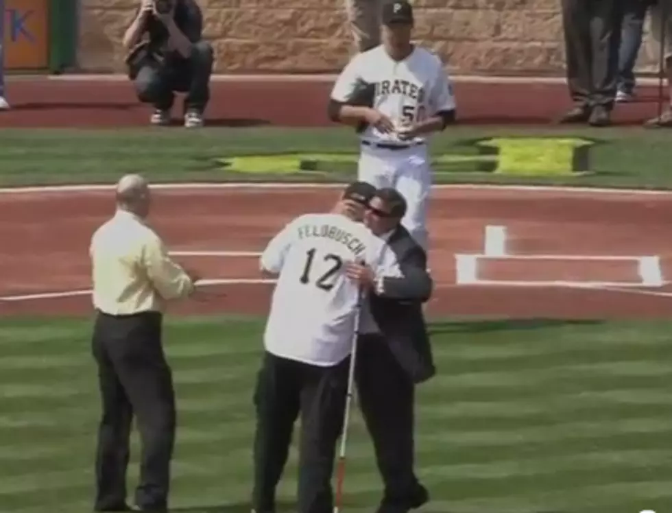 Veteran Blinded In Iraq Throws Out First Pitch [VIDEO]