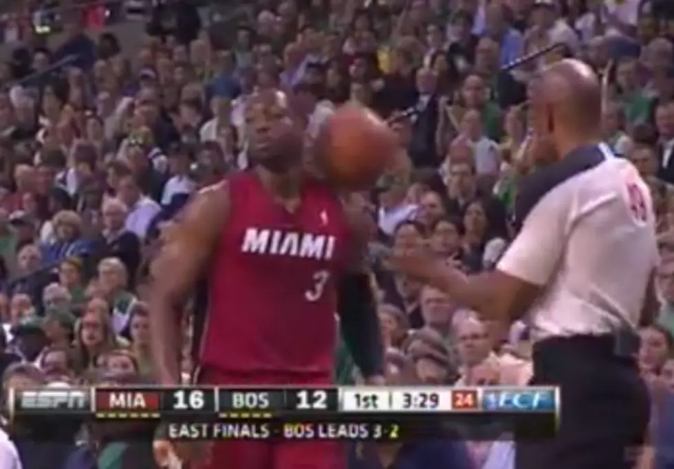 Boston Fan Hits Dwyane Wade With Basketball [VIDEO]