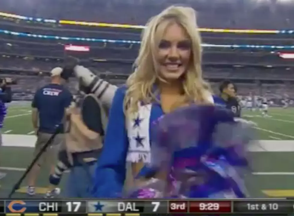 Dez Bryant Takes Out Cowboys Cheerleader [VIDEO]
