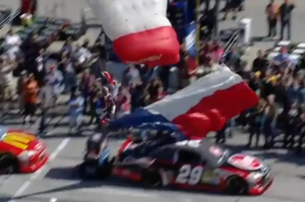 Kevin Harvick’s Car Gets Damaged By Skydiver [VIDEO]