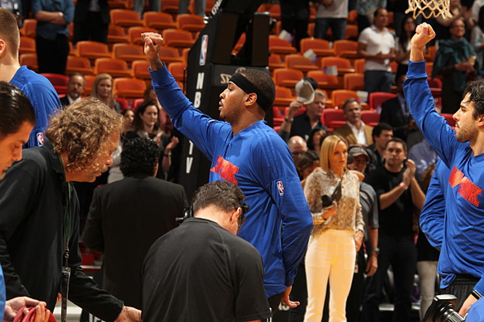 Carmelo Anthony Returns For Knicks Matinee