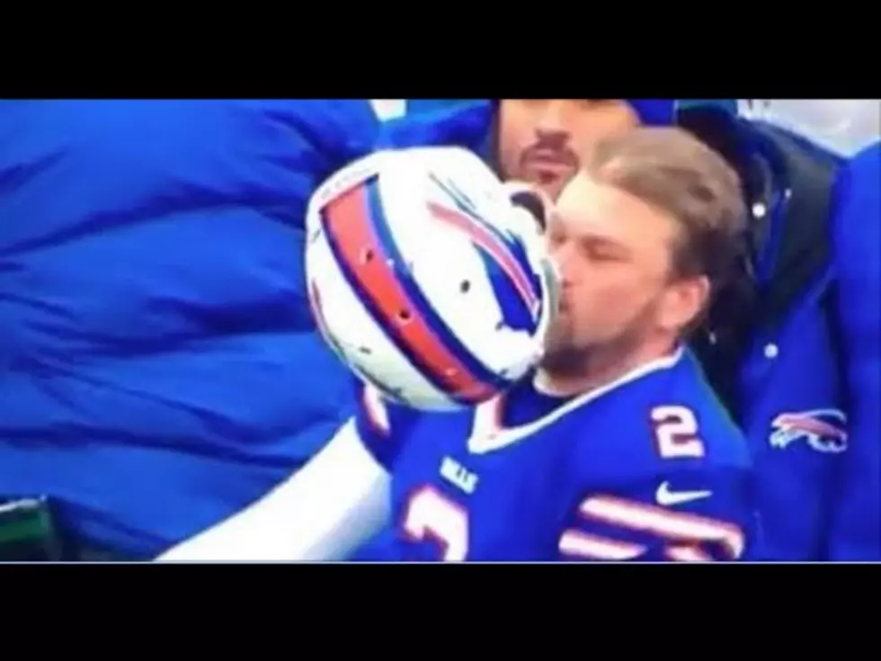 Bills Kicker Has Epic Helmet Fail [VIDEO]