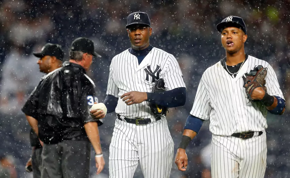 Yankees Lose Late In Soggy Bronx